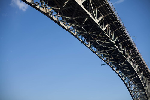 Bridge against the blue