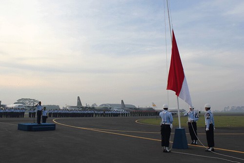 Upacara Bendera 17 April 2012 TNI AU