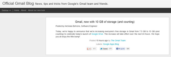 Gmail 10 Gb [facilware]