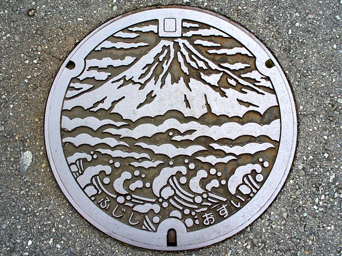 Fuji Shizuoka Manhole cover （静岡県富士市のマンホール）