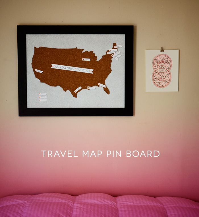 DIY Travel Pin Board