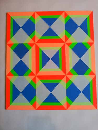 Tile folds #2 by Carl Cashman