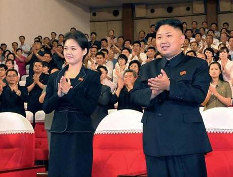 Ri Sol Ju, left, with her new husband, Kim Jong Un. The two were married recently in the Democratic People's Republic of Korea (DPRK). by Pan-African News Wire File Photos