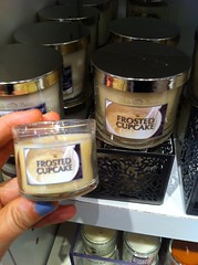 Frosted cupcake candles at Bath & Body Works by Rachel from Cupcakes Take the Cake
