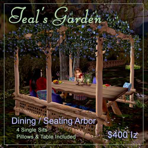 Dining / Seating Arbor by Teal Freenote