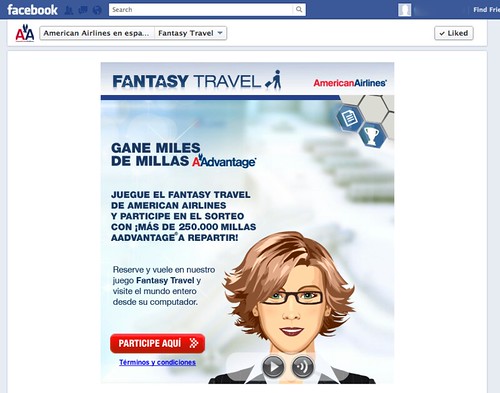 American Airlines Fantasy Travel Game