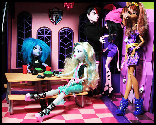 Hanging in the Lunchroom by DollsinDystopia