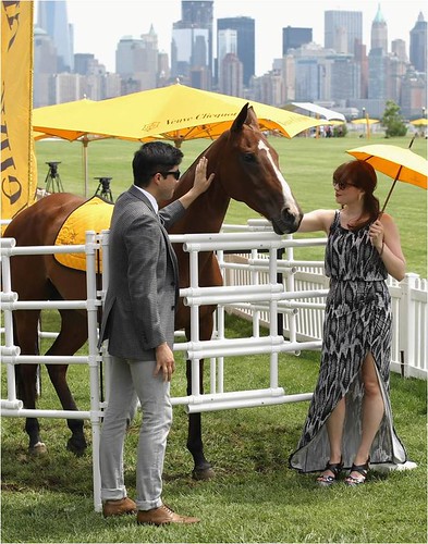 Lauren Bosworth The Fifth Annual Veuve Clicquot Polo Classic at Liberty State Park 