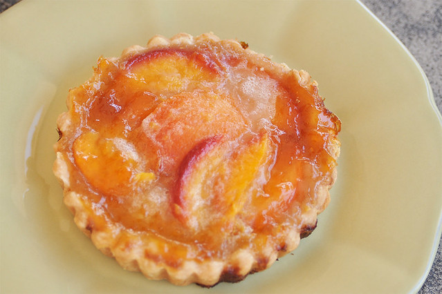 Honey-Glazed Peach Tart with Mascarpone Cream