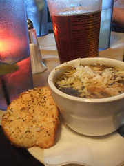 French onion soup & beer