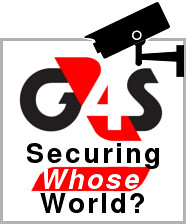 G4S - securing whose world? Image of security camera focused on G4S