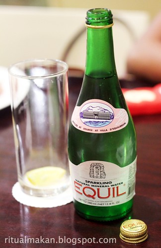 equil sparkling mineral water