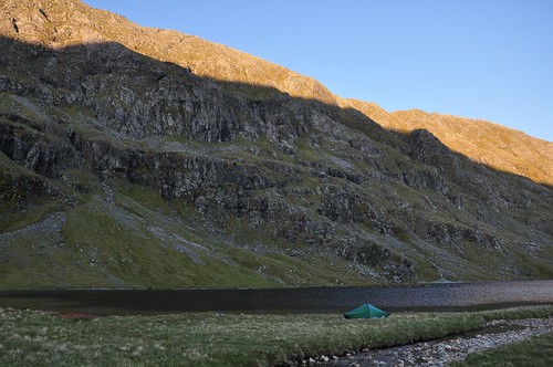 Camp by Dubh Loch Mor