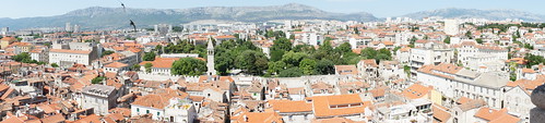 View from Bell Tower, Diocletian's Palace, Split, Croatia
