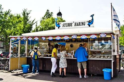 Stubbe’s Haring Fish Stand in Amsterdam
