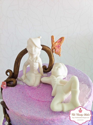 Ombre Fantasy Wedding cake-5