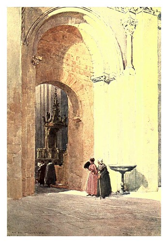 007-Antigua catedral de San Salvador Aix-en ProvenceSketches on the old road through France to Florence-1905- Alexander Henry Hallam