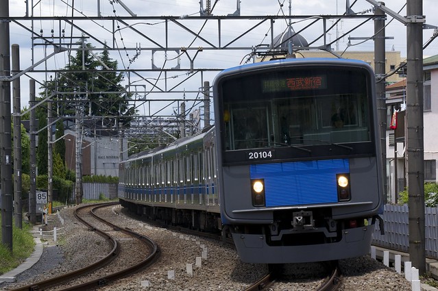 西武鉄道 20000系電車／拝島快速 西武新宿行き