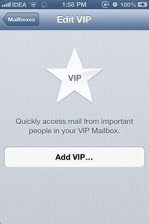 VIP Inbox iOS 6