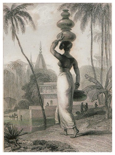 019-Una mujer indu-The oriental annual, or scenes in India 1835-1840- William Daniell-© Universitätsbibliothek Heidelberg
