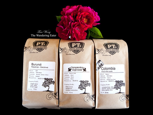Pound bags of Burundi Kayanza - Gacokwe, Flying Monkey Espresso, and Columbia Finca Villa Loyola (Direct Trade) coffee beans