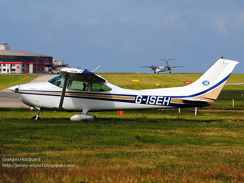 G-ISEH Cessna 182R Skylane by Jersey Airport Photography