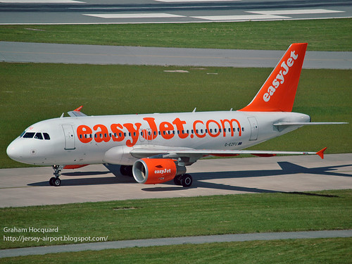 G-EZFU Airbus A319-111 by Jersey Airport Photography
