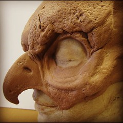 Bird Helm sculpt complete