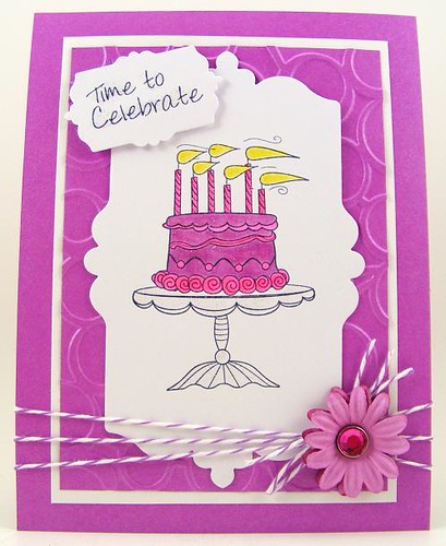 HA May Project Three Birthday Cake Card