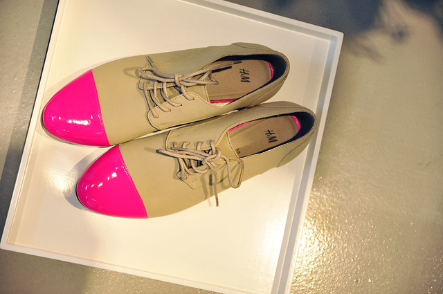 H&M Showroom F/W 2012/13 Pink toe shoes