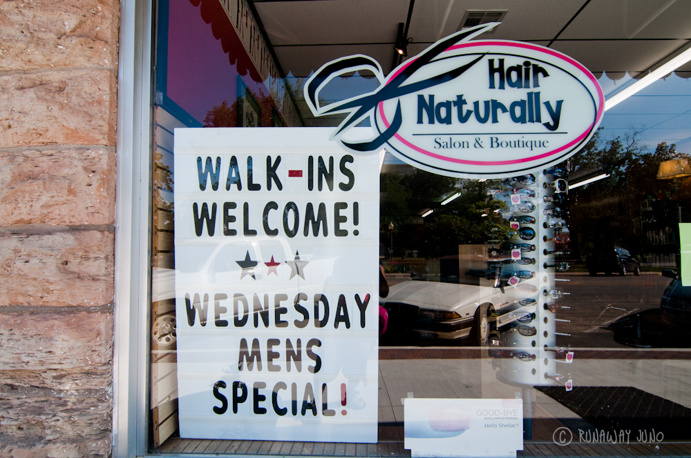 Hair Naturally has wednesday mens special
