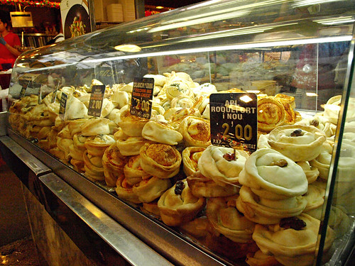 Pie Stall at Boqueria Market, Barcelona
