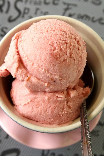 Accidental Strawberry Rhubarb Ice Cream
