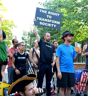 The Occupy Guitarmy led the 99 Mile March from Philadelphia to New York.