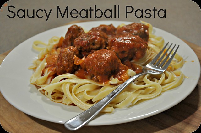 Saucy Meatball Pasta