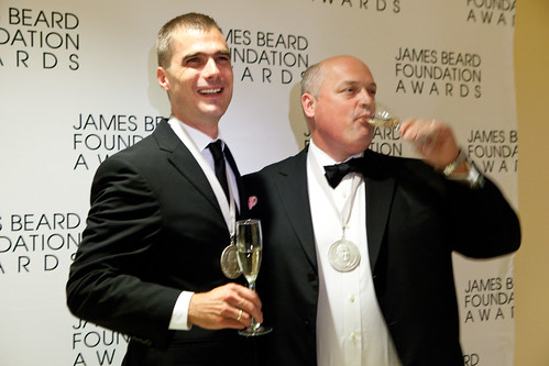 Hugh Acheson of Five and Ten and Linton Hopkins of Restaurant Eugene, James Beard Award Winners 2012, Best Chef: Southeast