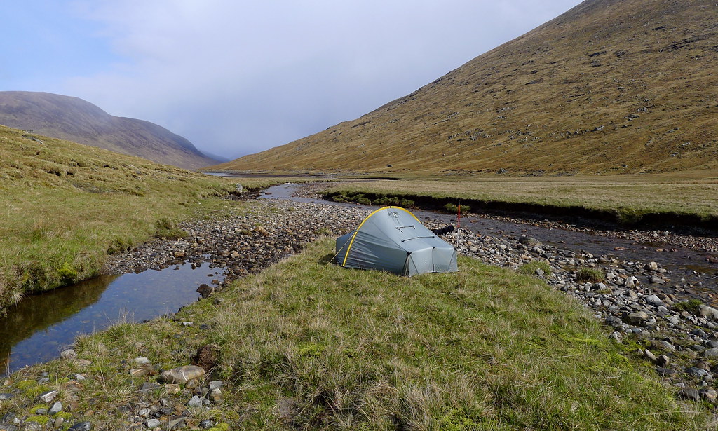 Wild camping near Loch Monar