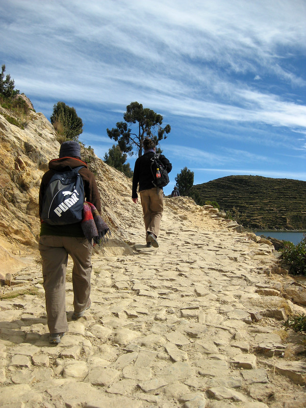 Walking Isla Del Sol - Lake Titicaca - Bolivia