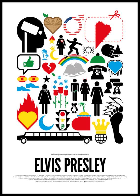 Dia Mundial do Rock e o Pictograma do Rock Elvis Presley