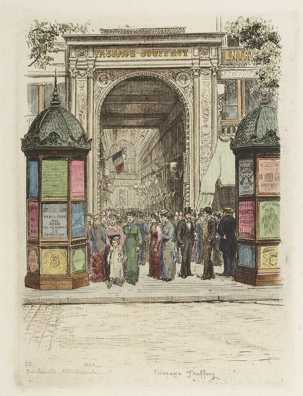 Boulevard Montmartre - Passage Jouffroy 1877