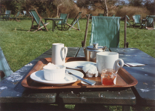 Tea at the Orchard Tea Garden, Cambridge, 1997