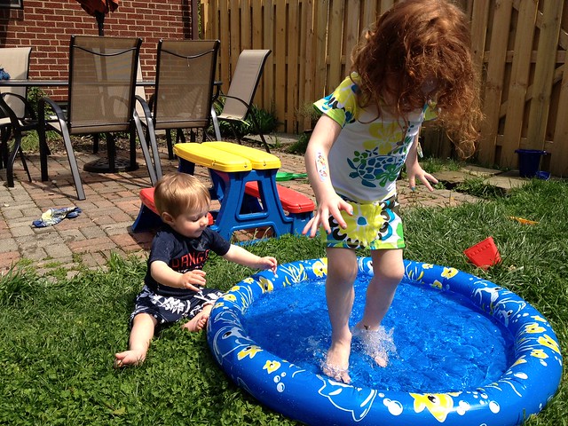 The pool is officially open!