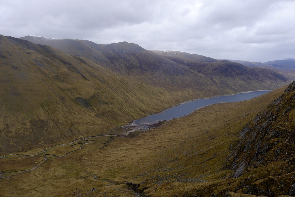 Loch Monar from the gully