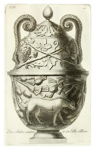 017-Manuale di varj ornamenti componenti la serie de' vasj antichi…Vol 3-1740-Carlo Antonini