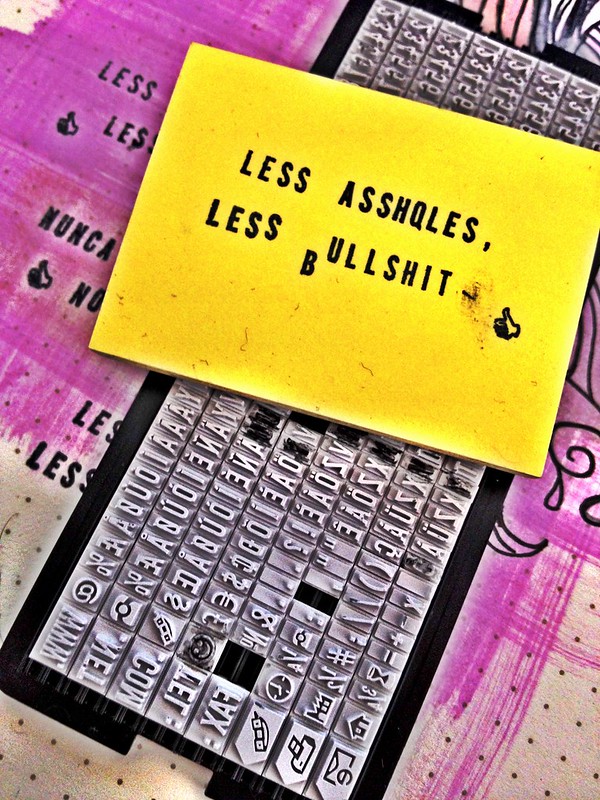 less assholes, less bullshit