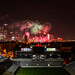 Fireworks over Bobby Dodd Stadium