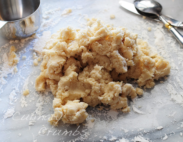 crumbly buttery dough