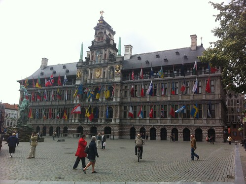 Market place in Antwerp