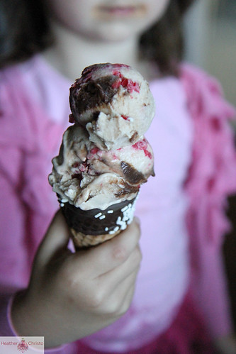 Raspberry Fudge Ripple Ice Cream