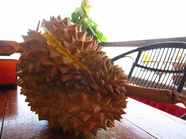 Step 1: Split Durian Open